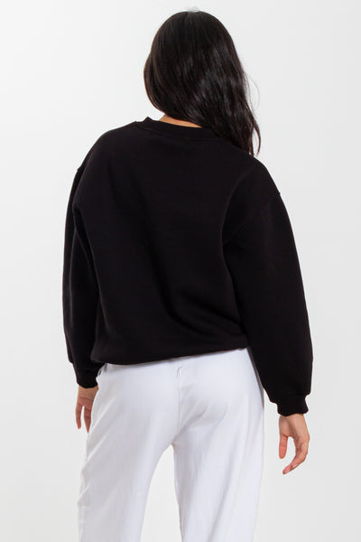 EMBROIDERED COMFORT SWEATSHIRT