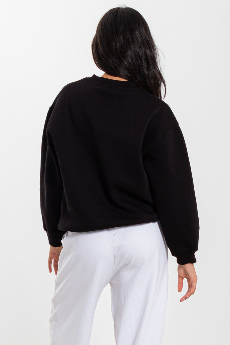 EMBROIDERED COMFORT SWEATSHIRT