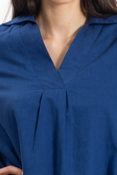 LINEN BLEND MAXI DRESS