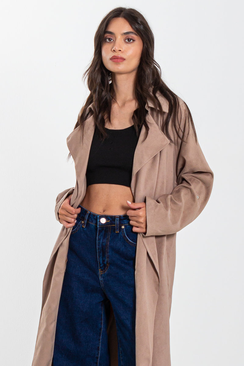 LONG LIGHTWEIGHT TRENCH COAT