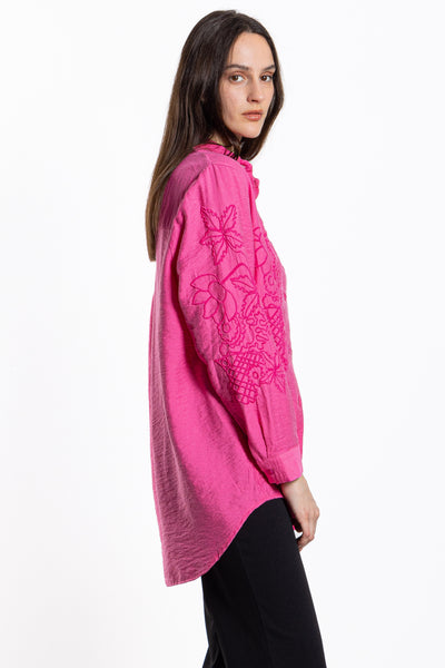 EMBROIDERED OVERSIZED SHIRT