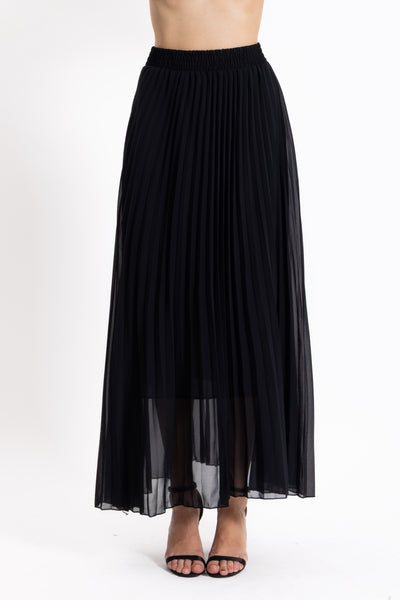 CHIFFON MIDI SKIRT