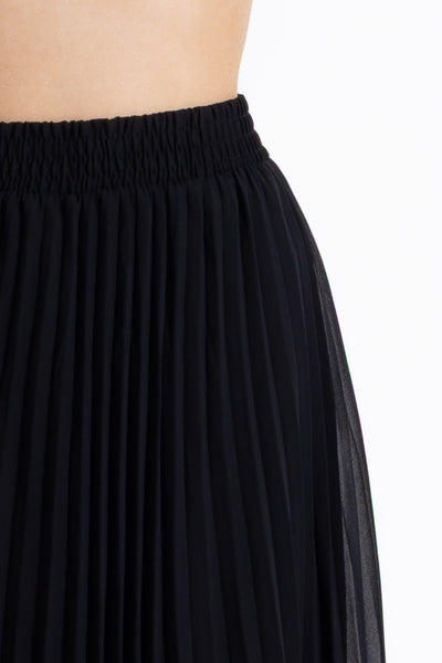 CHIFFON MIDI SKIRT