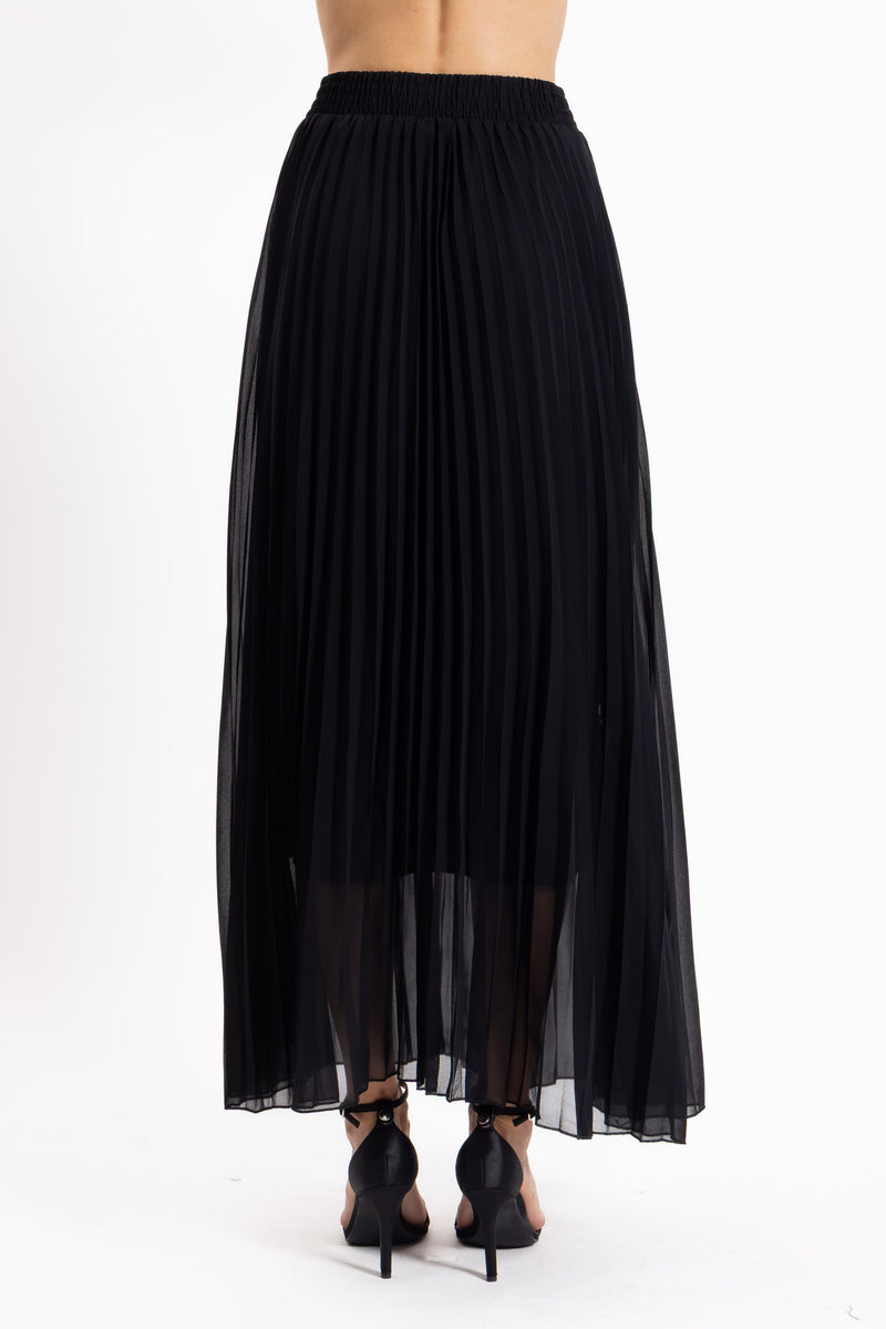 CHIFFON MIDI SKIRT