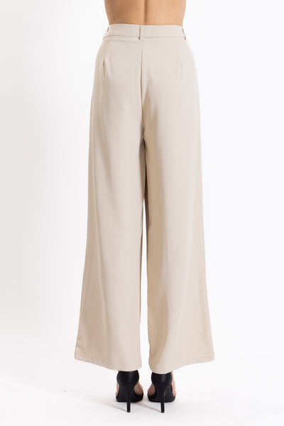 WIDE LEG COMFORT TROUSERS