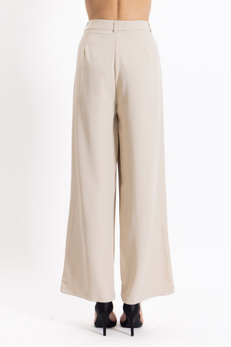 WIDE LEG COMFORT TROUSERS