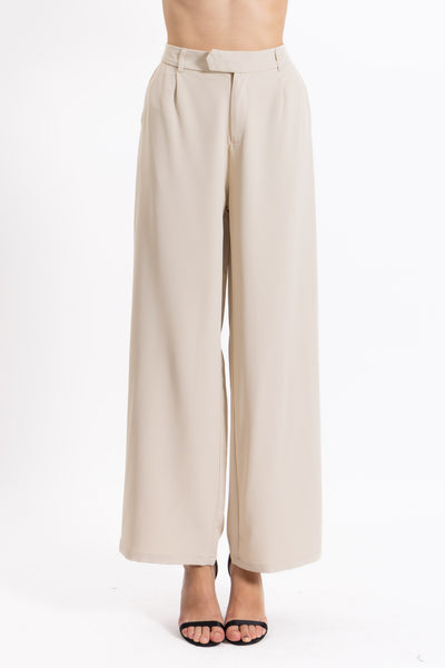 WIDE LEG COMFORT TROUSERS