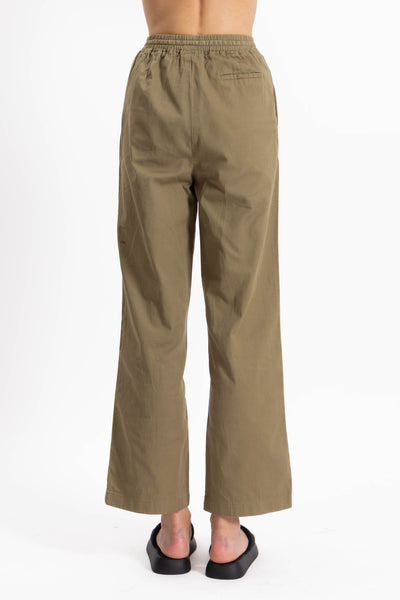 COMFORT STRAIGHT COTTON TROUSERS