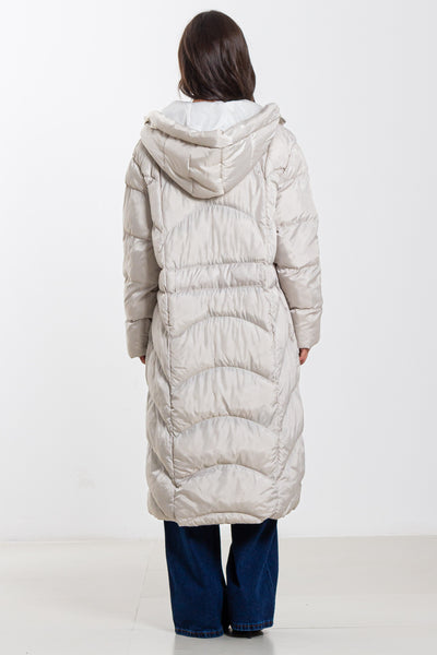 WATER-REPELLENT LONG PUFFER JACKET