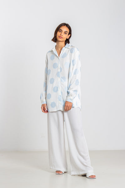 TEXTURED OVERSIZED SHIRT