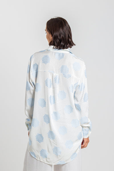 TEXTURED OVERSIZED SHIRT