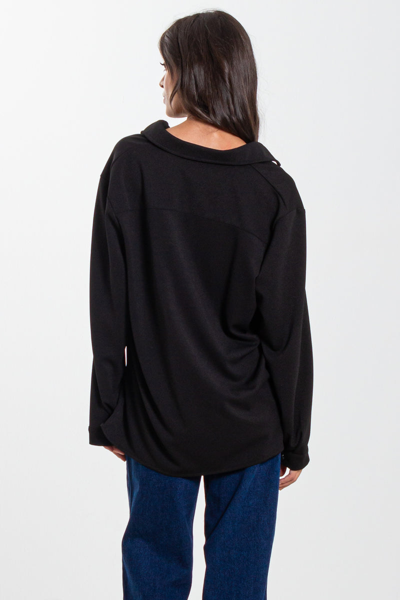 OVERSIZED BLOUSE WITH DETAILED BUTTONS