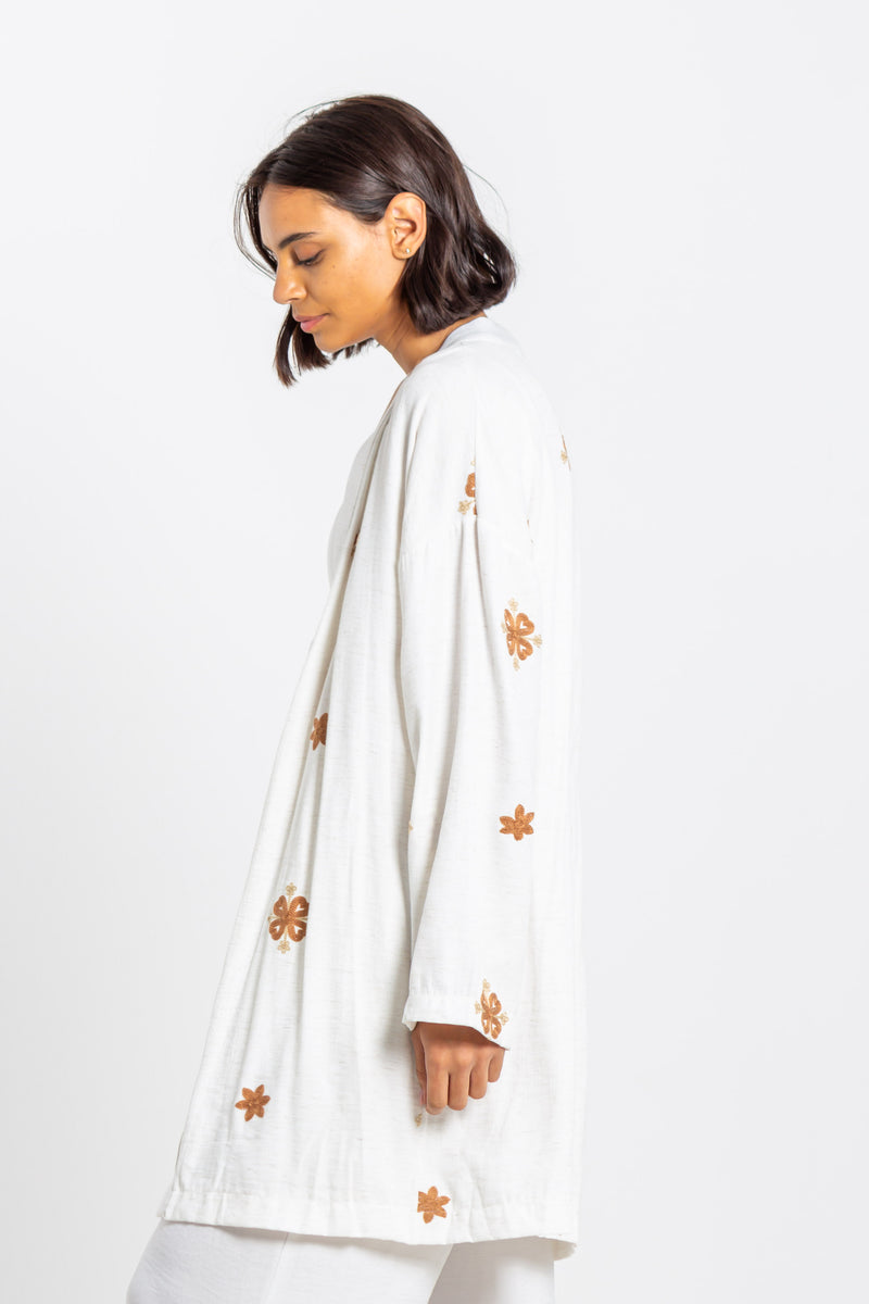 EMBROIDERED KIMONO