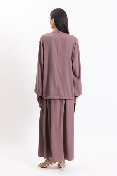 DETAILED MAXI SKIRT SET
