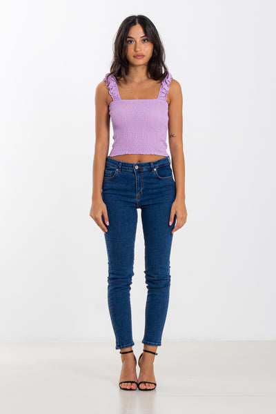 RUFFLED TOP