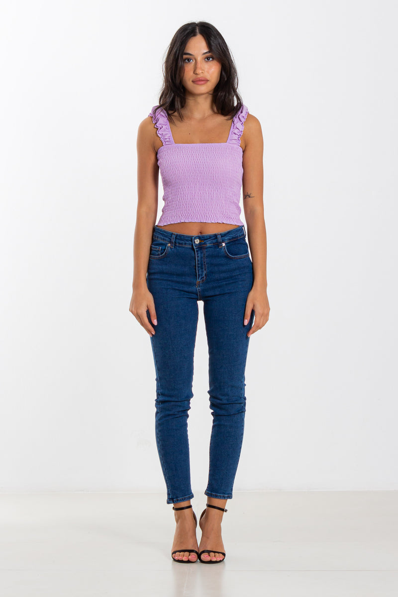 RUFFLED TOP
