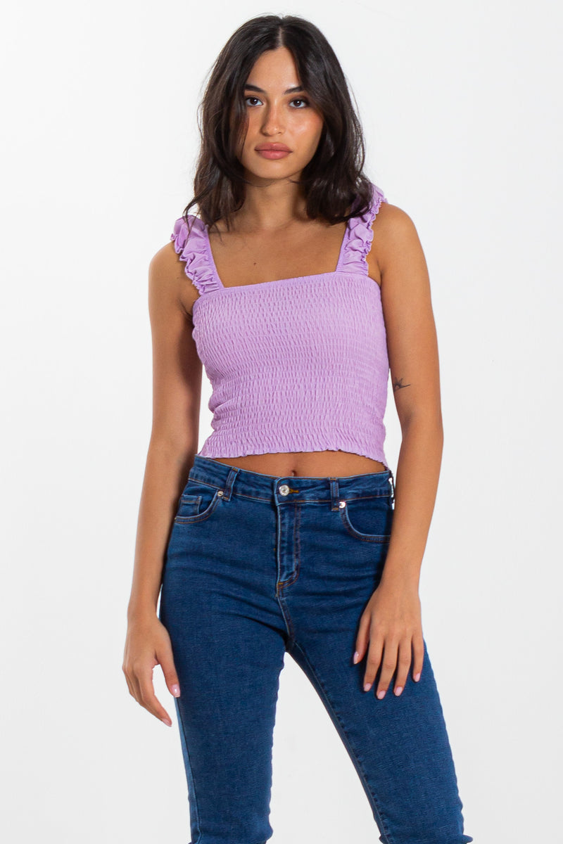 RUFFLED TOP