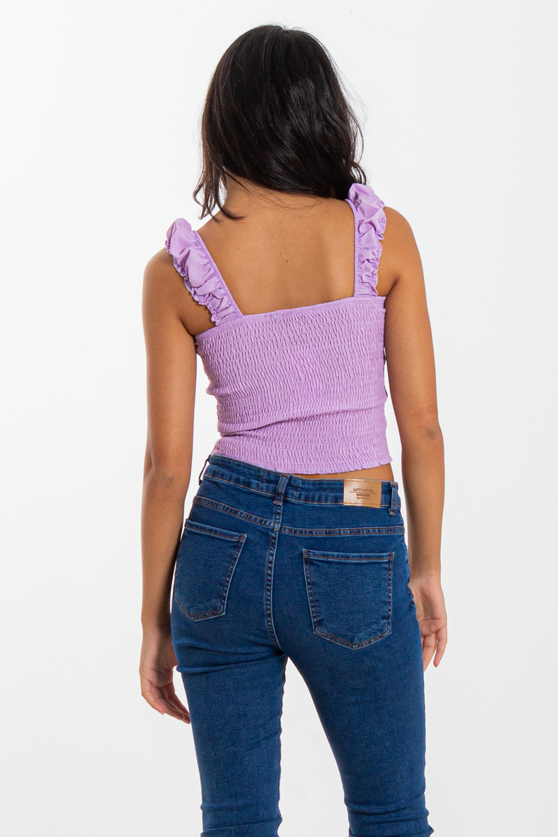 RUFFLED TOP