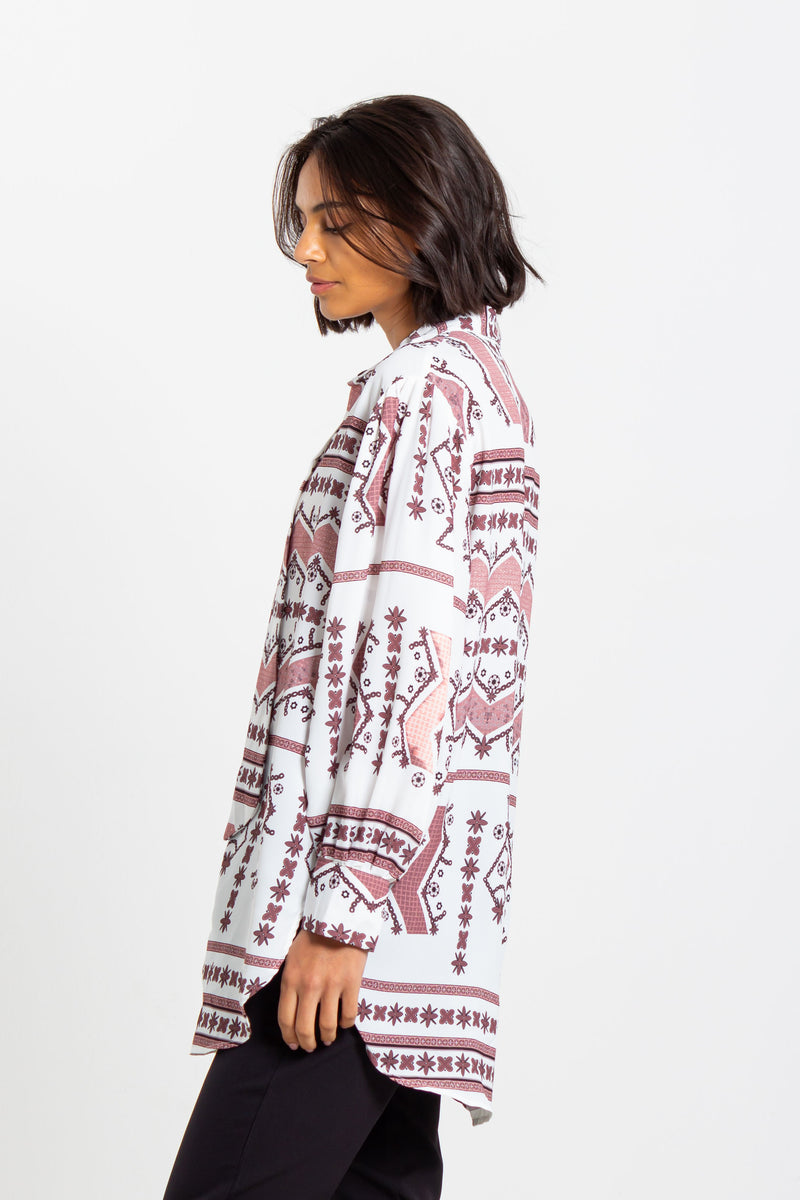 PRINTED BLOUSE