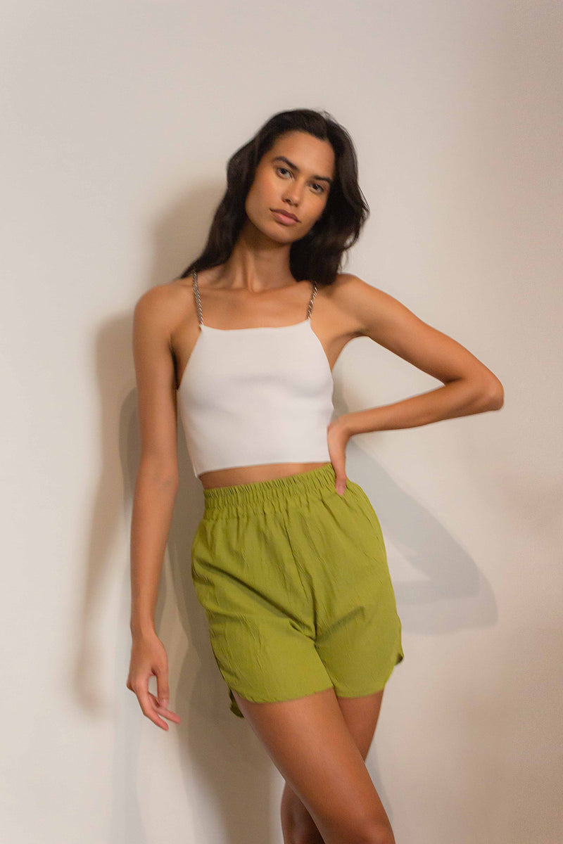DETAILED RIBBED TOP