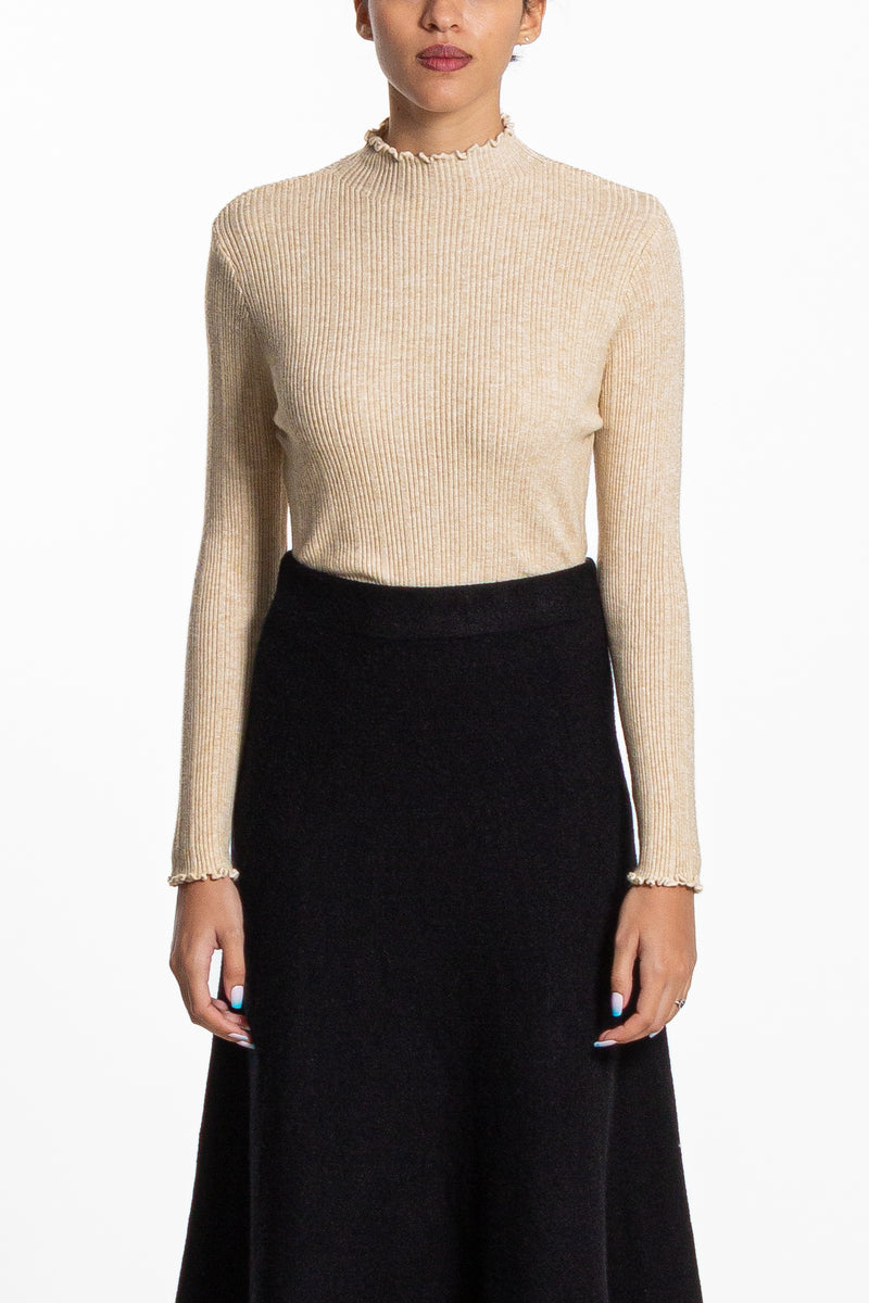 TEXTURED RIBBED TOP
