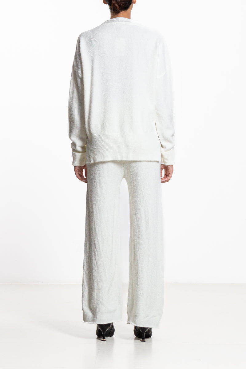 KNIT SWEATER WITH TROUSER SET