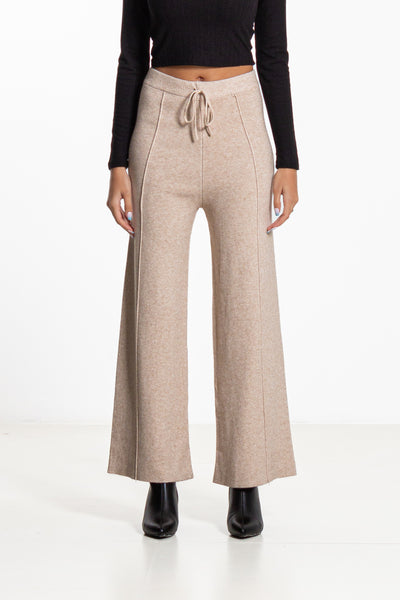TEXTURED KNIT TROUSERS