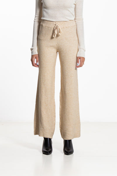 TEXTURED KNIT TROUSERS