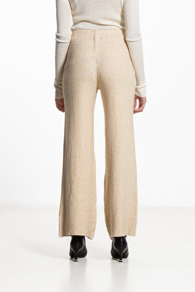 TEXTURED KNIT TROUSERS