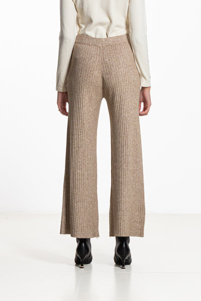 STRIPED KNIT TROUSERS