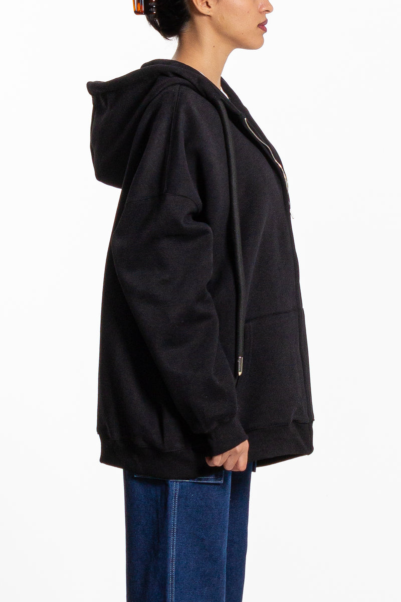 OVERSIZED HOODIE WITH ZIP