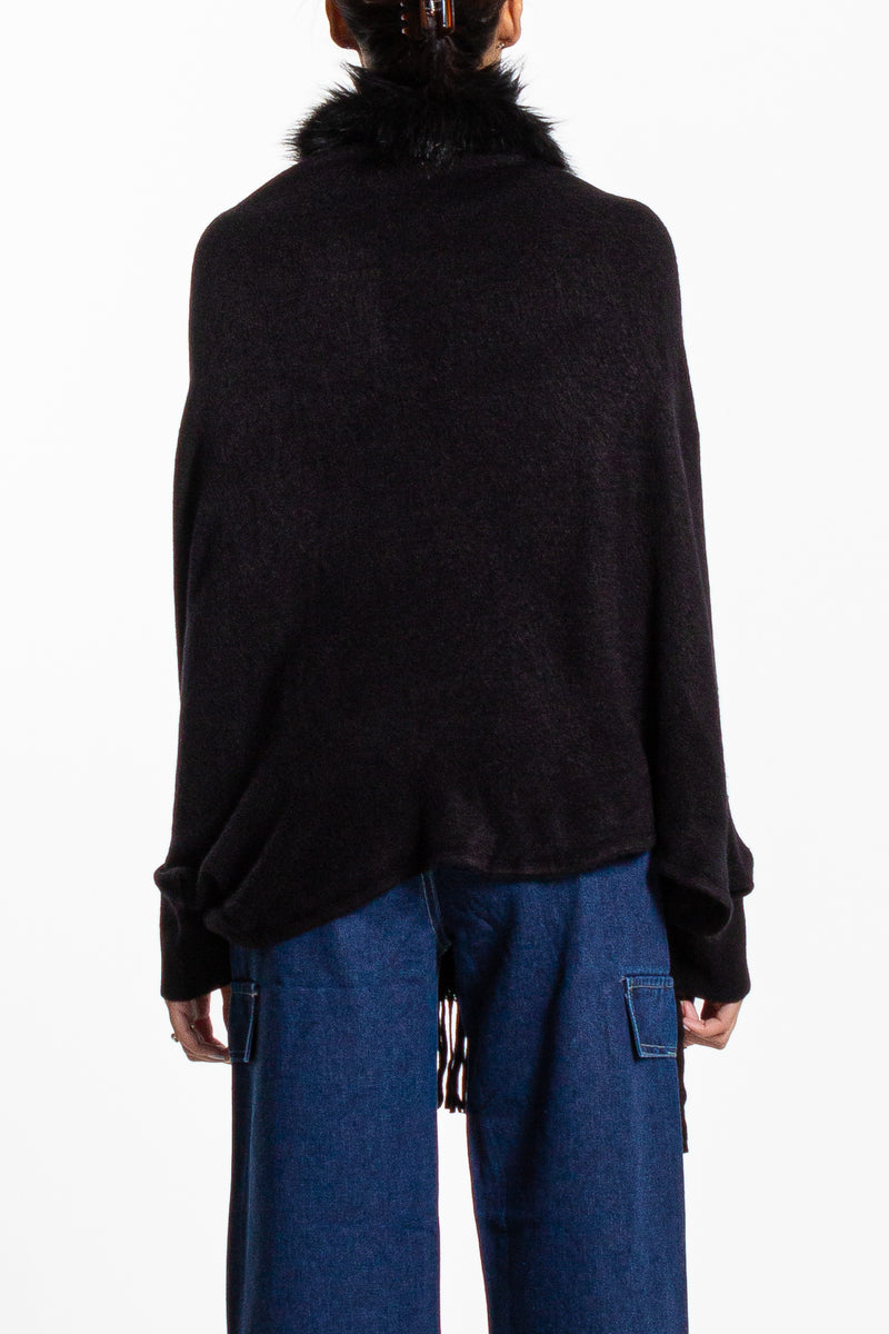 FAUX FUR SHAWL