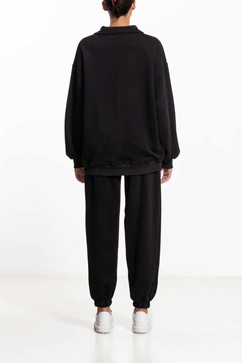 EMBROIDERED SWEATSHIRT SET