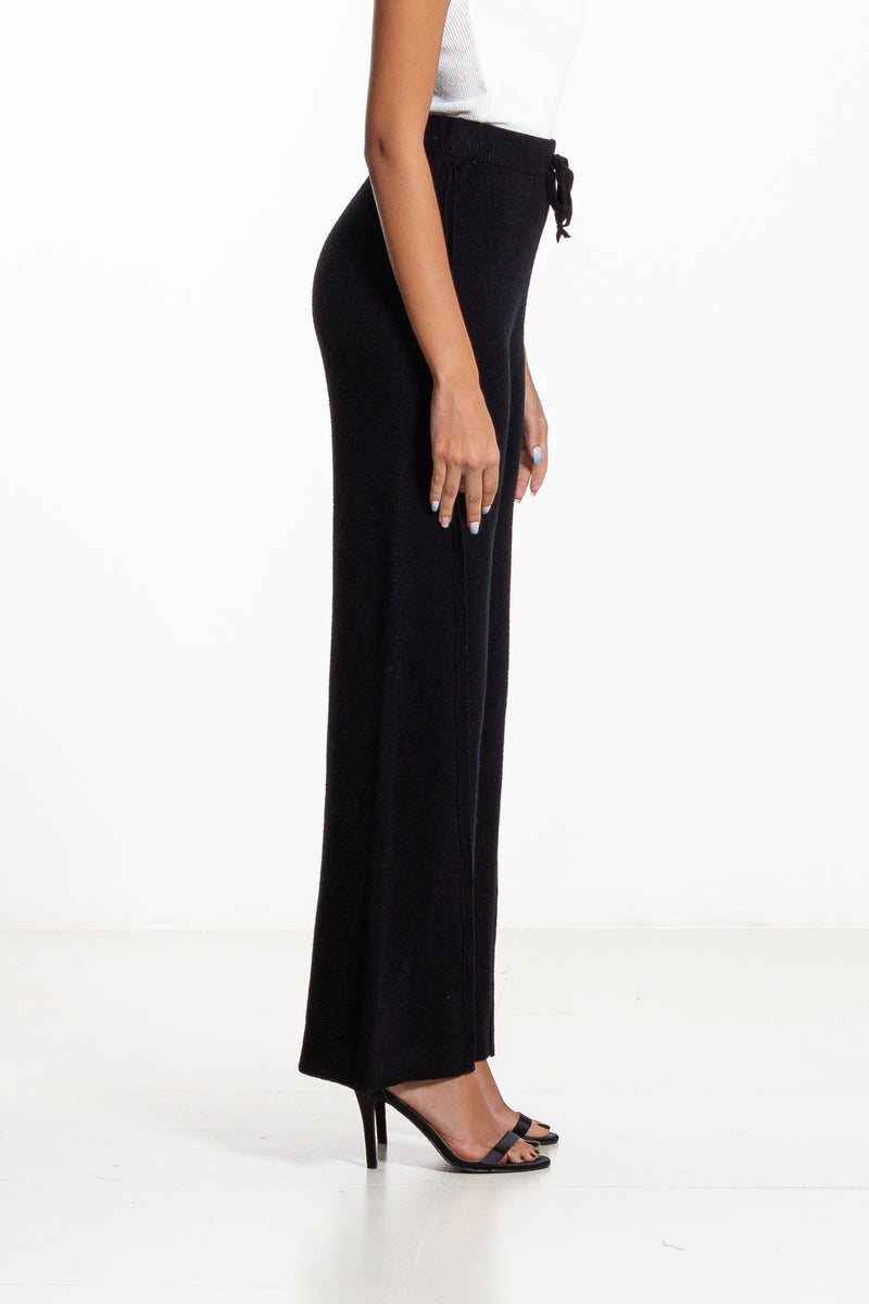 TEXTURED KNIT TROUSERS