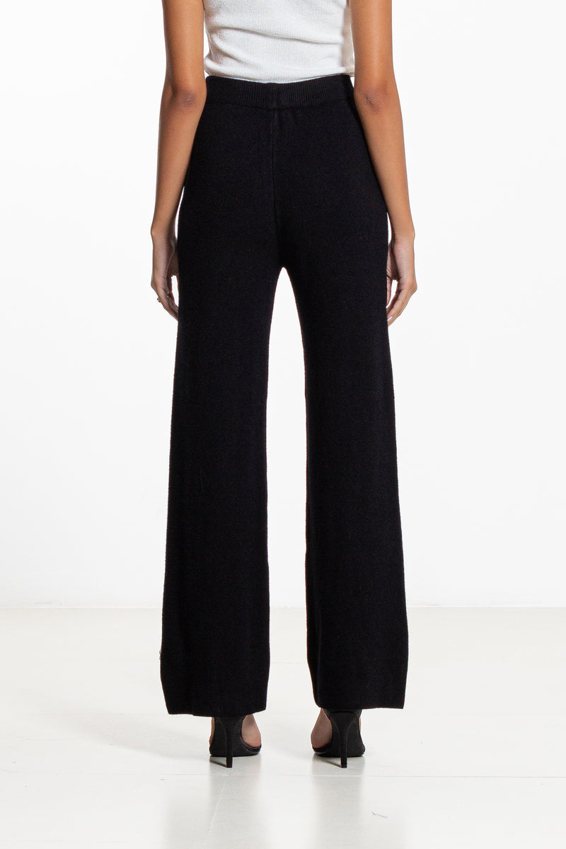 TEXTURED KNIT TROUSERS