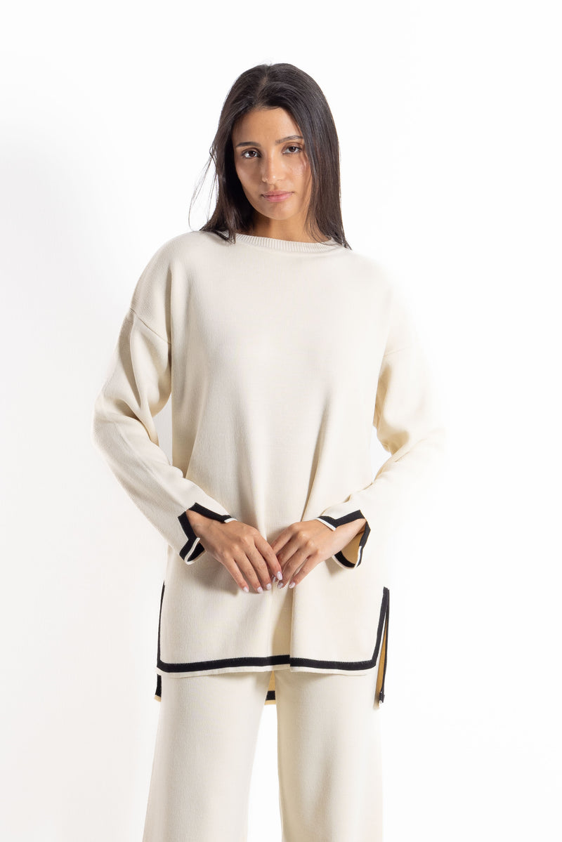 KNITTED WOOL BLEND SET