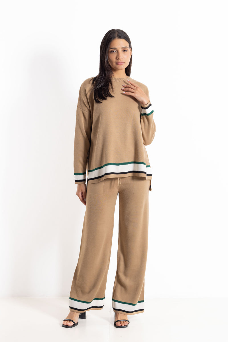 DETAILED WOOL BLEND SET
