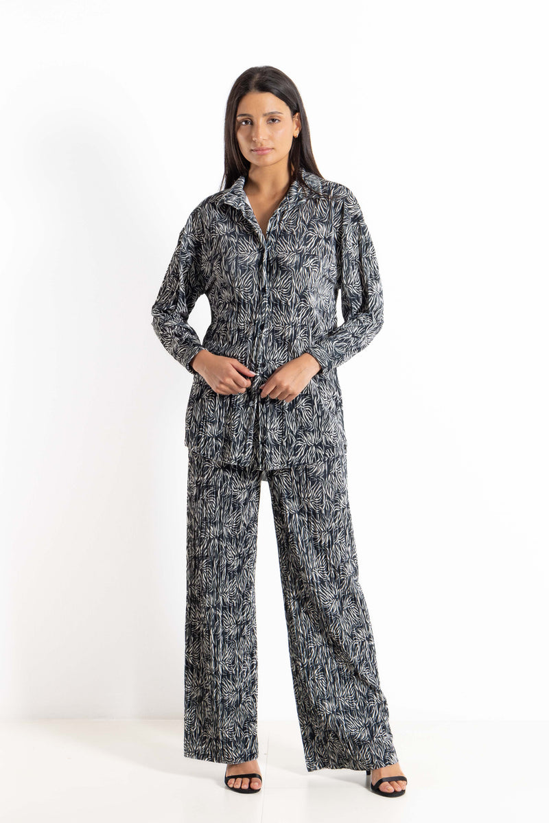 MIDWEIGHT PLISSE SHIRT SET