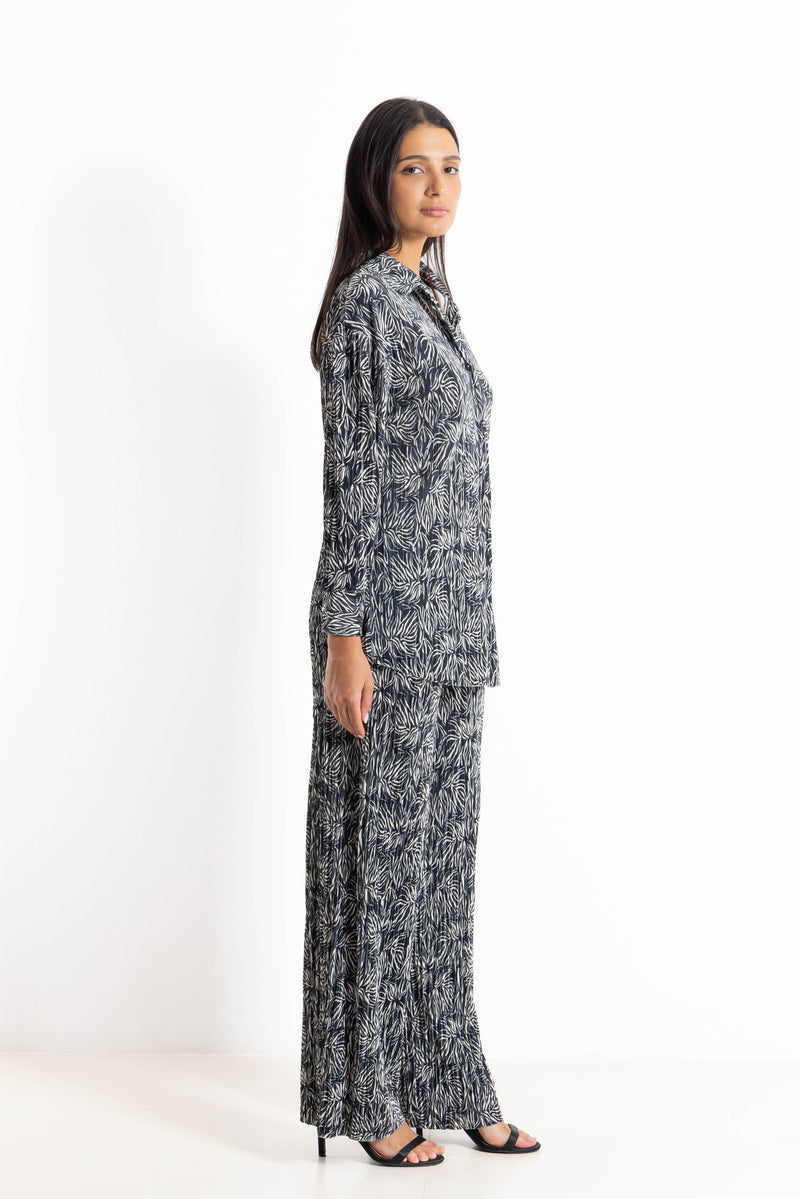 MIDWEIGHT PLISSE SHIRT SET