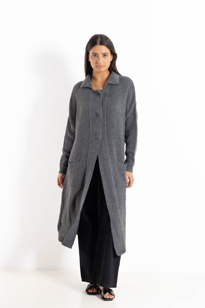 DETAILED LONG KNITTED SWEATER SHAPES UAE Shop for the Latest Clothes Fashion