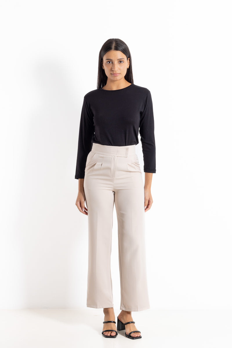 DETAILED TAILORED TROUSERS
