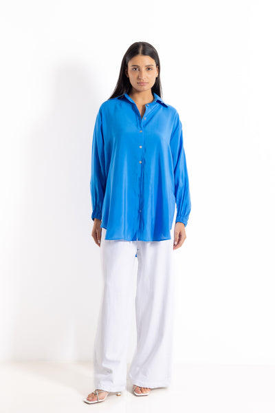 OVERSIZED POPLIN SHIRT