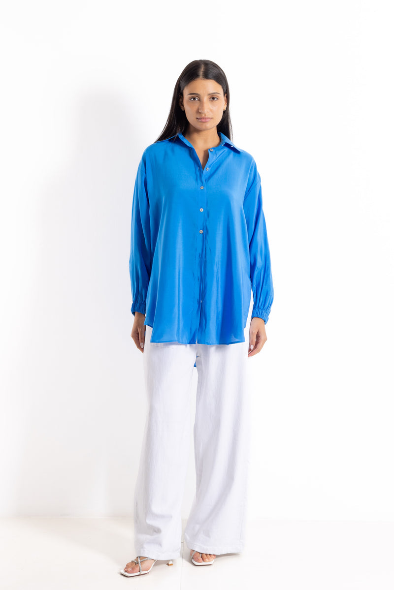 OVERSIZED POPLIN SHIRT