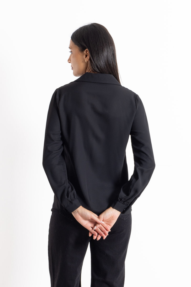 DETAILED CHIFFON SHIRT