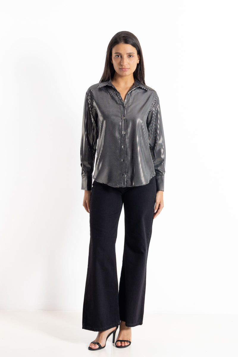 TEXTURED STRIPED SHIRT