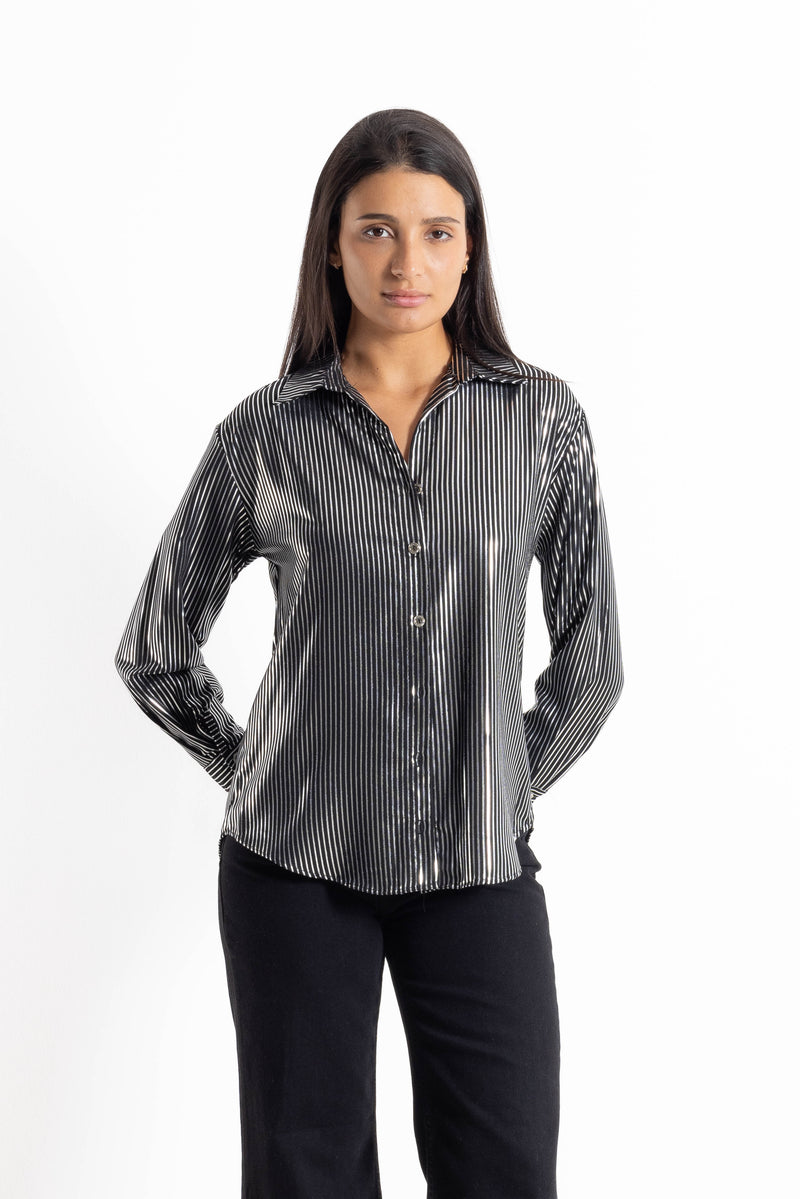 TEXTURED STRIPED SHIRT