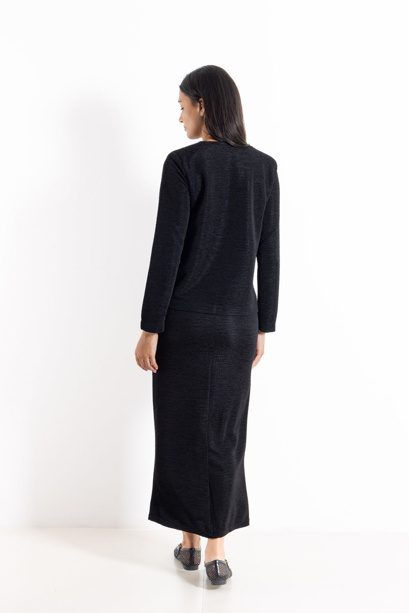 TEXTURED JACKET SET