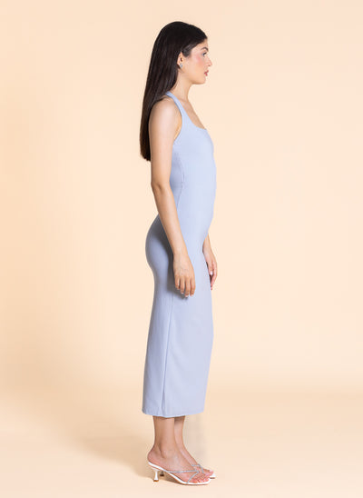 HALTER MIDI DRESS