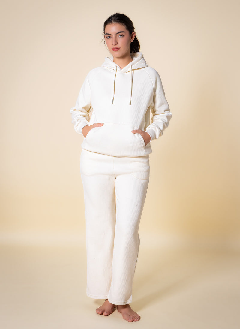 TEXTURED COMFORT HOODIE SET