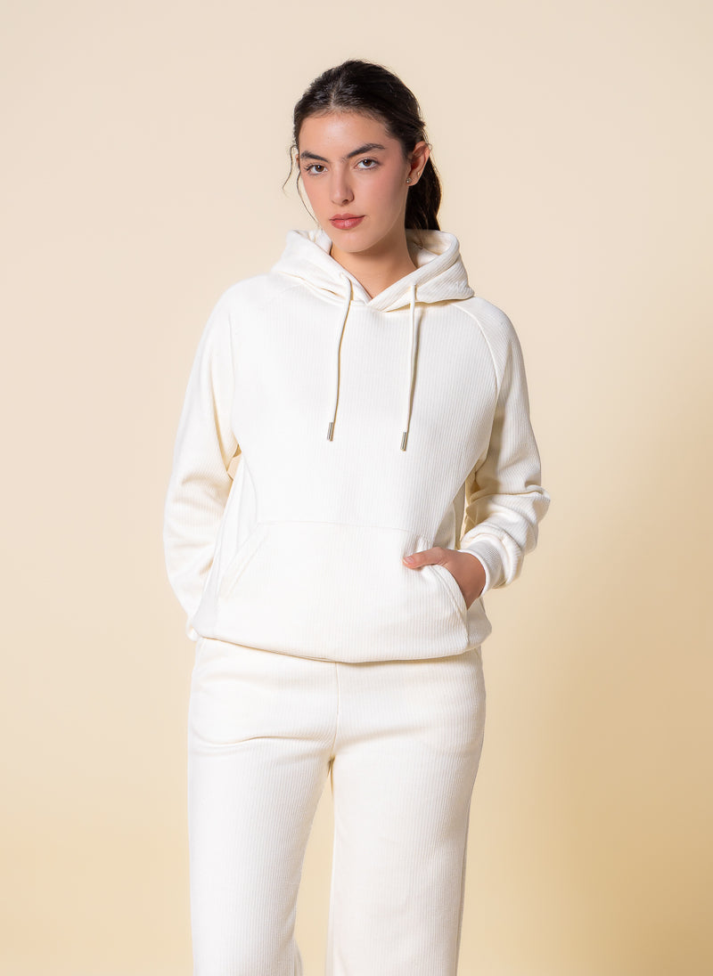 TEXTURED COMFORT HOODIE SET